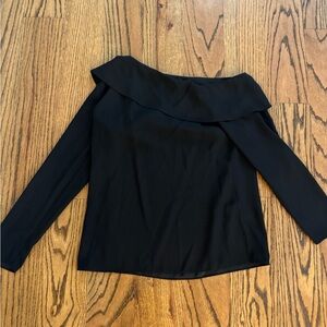 Elegant Black Off-Shoulder Top